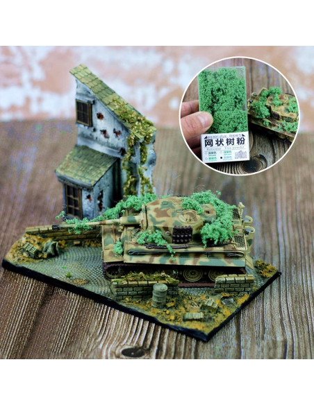 Polvo de Árbol Realista Attuslla 40g Verde Lima y Oscuro Polvo de Árbol Realista Attuslla 40g Verde Lima y Oscuro