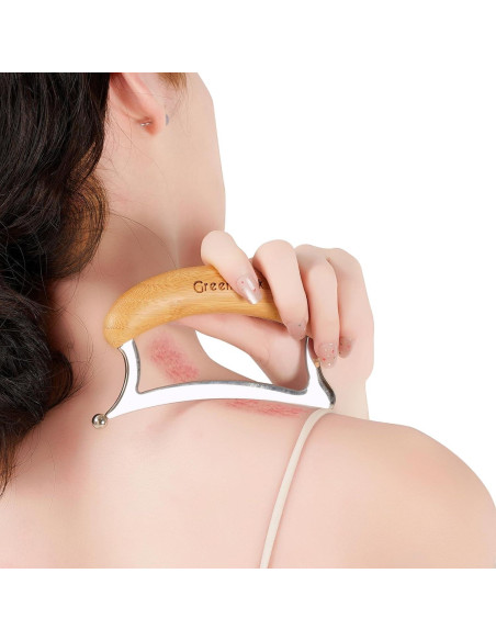 Juego de Herramientas de Masaje Gua Sha Greenstalk 2 en 1 Juego de Herramientas de Masaje Gua Sha Greenstalk 2 en 1