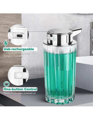 Dispensador Automático de Jabón Espumoso Blancel 311 ml