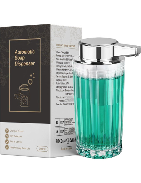 Dispensador Automático de Jabón Espumoso Blancel 311 ml Dispensador Automático de Jabón Espumoso Blancel 311 ml