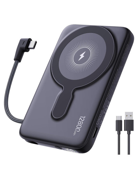 Banco de Poder Magnético Inalámbrico 12800mAh SHENZHEN M3 Banco de Poder Magnético Inalámbrico 12800mAh SHENZHEN M3
