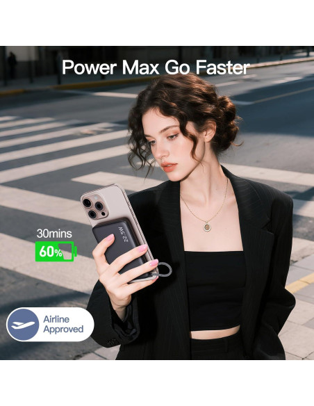 Banco de Poder Magnético Inalámbrico 12800mAh SHENZHEN M3 Banco de Poder Magnético Inalámbrico 12800mAh SHENZHEN M3
