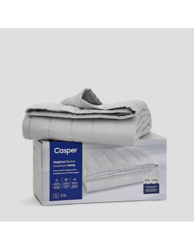 Manta con peso Casper 9 kg Gris Transpirable 178x127 cm