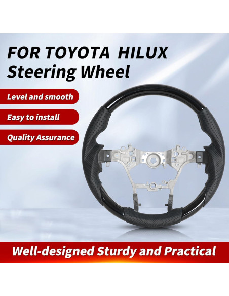 Volante OHC MOTORS para Toyota Hilux 2015-2022 Cuero Nappa Volante OHC MOTORS para Toyota Hilux 2015-2022 Cuero Nappa