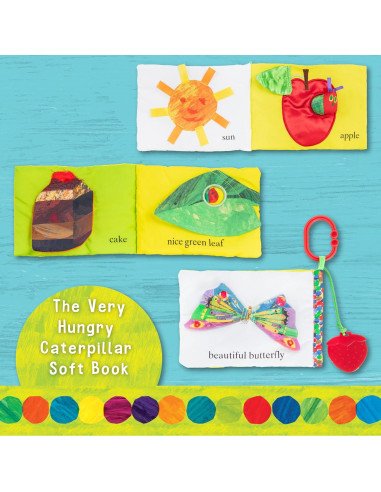 Libro Suave El Muy Hambriento Oruga Eric Carle 20x15cm