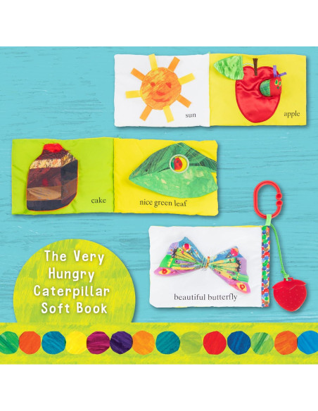 Libro Suave El Muy Hambriento Oruga Eric Carle 20x15cm Libro Suave El Muy Hambriento Oruga Eric Carle 20x15cm