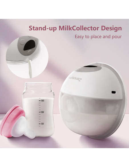 Extractor de Leche Portátil Zenosyne K8, 4 Modos, 12 Niveles Extractor de Leche Portátil Zenosyne K8, 4 Modos, 12 Niveles
