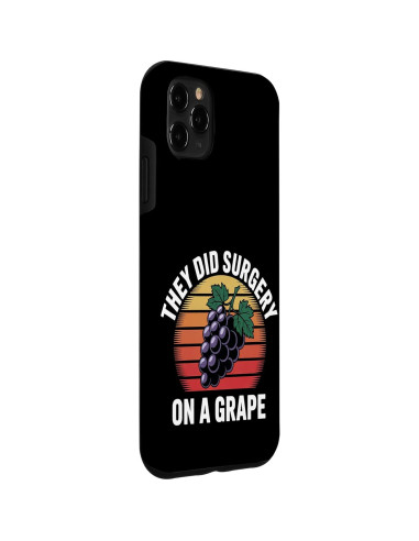 Funda protectora para iPhone 11 Pro Max - Meme Uva