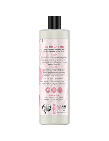 Gel de Ducha Vegano Amor Belleza y Planeta 591 ml Rosa y Niacinamida