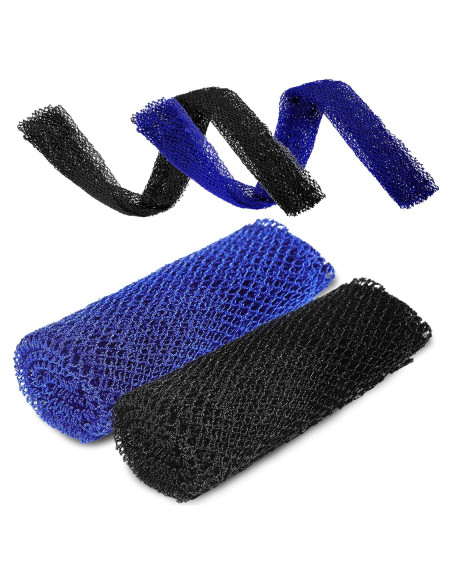 Esponjas de Baño Exfoliantes Patelai 2 Piezas Azul Negro Esponjas de Baño Exfoliantes Patelai 2 Piezas Azul Negro