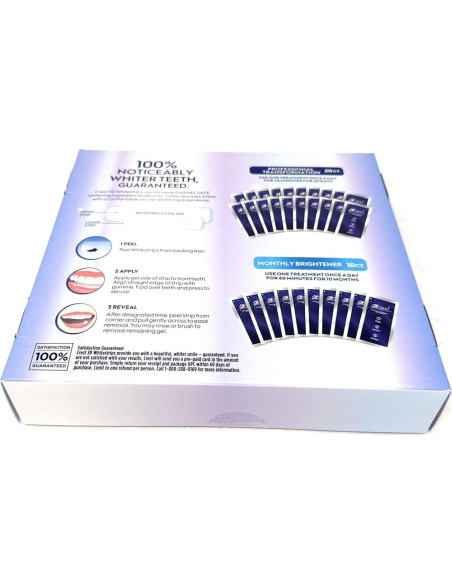 Crest 3D Whitestrips Blanqueamiento Dental 60 Tiras Crest 3D Whitestrips Blanqueamiento Dental 60 Tiras