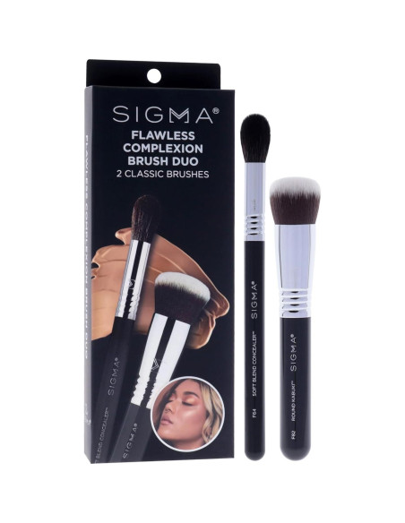 Dúo de Brochas de Maquillaje SIGMA F82 y F64 - 2 Piezas Dúo de Brochas de Maquillaje SIGMA F82 y F64 - 2 Piezas