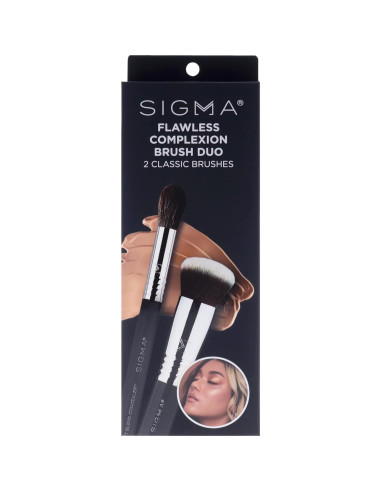 Dúo de Brochas de Maquillaje SIGMA F82 y F64 - 2 Piezas