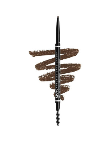 Lápiz de Cejas Micro NYX - Castaño + Delineador Epic Ink - Negro