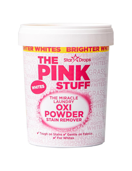 Polvo Oxi Quitamanchas The Pink Stuff 1 kg para Ropa Blancos Polvo Oxi Quitamanchas The Pink Stuff 1 kg para Ropa Blancos