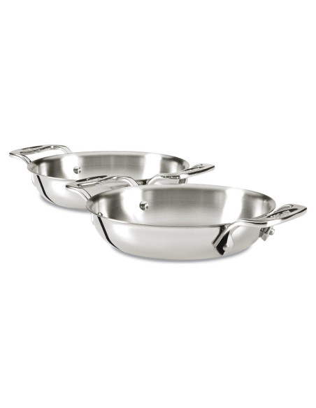 Gratines de Acero Inoxidable All-Clad 15.24 cm para Horno Gratines de Acero Inoxidable All-Clad 15.24 cm para Horno