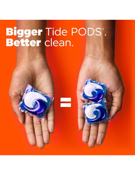 Detergente para Ropa Tide PODS Original 63 Unidades 10x Poder Detergente para Ropa Tide PODS Original 63 Unidades 10x Poder