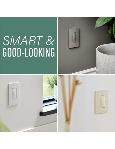 Interruptor Inteligente Legrand Radiant WNRH15KITLA Almendra Clara