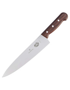 Cuchillo de Sándwich Victorinox 25 cm Bisel Ondulado Madera
