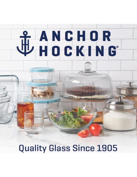 Tarros de vidrio Anchor Hocking Heritage Hill 3.785L, juego de 2 Tarros de vidrio Anchor Hocking Heritage Hill 3.785L, juego de 2