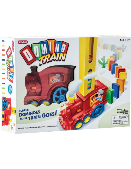 Tren de Dominó Motorizado Schylling DTR con 80 Piezas Tren de Dominó Motorizado Schylling DTR con 80 Piezas