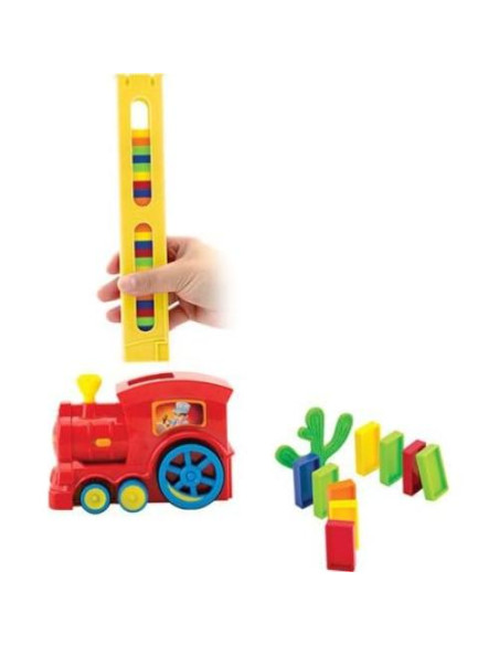 Tren de Dominó Motorizado Schylling DTR con 80 Piezas Tren de Dominó Motorizado Schylling DTR con 80 Piezas