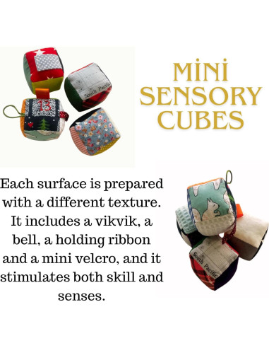 Caja de Juguetes Sensoriales Montessori MONTIPETI para Bebés