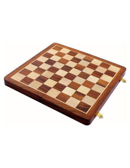 Tablero de Ajedrez de Madera StonKraft 38.6x38.6cm Sin Piezas Tablero de Ajedrez de Madera StonKraft 38.6x38.6cm Sin Piezas