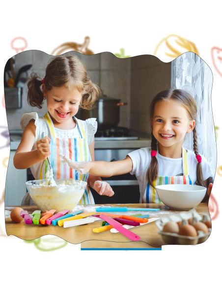 21 Cuchillos de Plástico para Niños Drayear - Seguros y Coloridos 21 Cuchillos de Plástico para Niños Drayear - Seguros y Coloridos