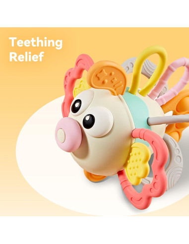 Juguete Sensorial para Bebés iPlay, iLearn - 3 Piezas 0M+