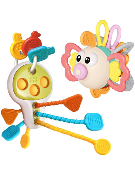 Juguete Sensorial para Bebés iPlay, iLearn - 3 Piezas 0M+ Juguete Sensorial para Bebés iPlay, iLearn - 3 Piezas 0M+