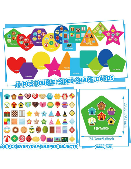 Juego de Clasificación de Formas Halloscume 70 Piezas para Niños Juego de Clasificación de Formas Halloscume 70 Piezas para Niños