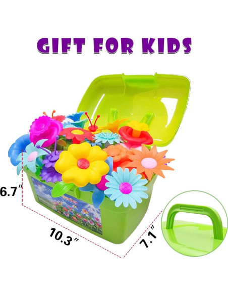 Juego de Jardín de Flores Scientoy - 130 Piezas Educativas Juego de Jardín de Flores Scientoy - 130 Piezas Educativas