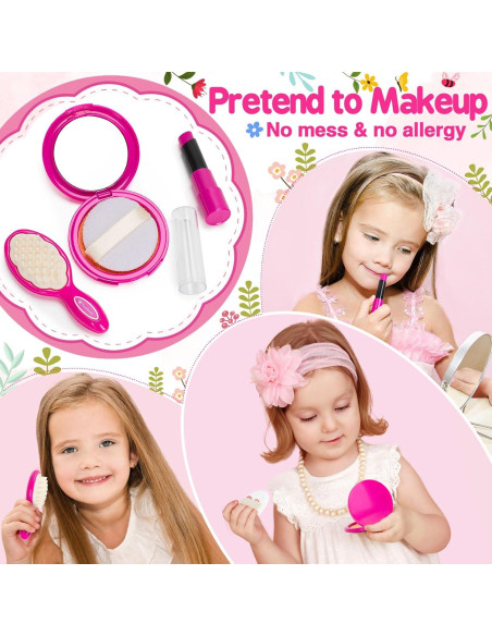 Juguete de bolso Officygnet para niñas 1-3 años con maquillaje Juguete de bolso Officygnet para niñas 1-3 años con maquillaje