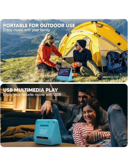 Televisor Portátil ShinePick 7" 1080P HD Recargable Bluetooth Televisor Portátil ShinePick 7" 1080P HD Recargable Bluetooth