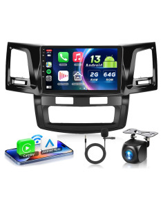 Estéreo de Coche Android 13 VECHTEL 9" 2GB+64GB para Toyota Hilux 2005-2014