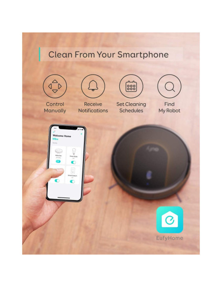 Aspiradora Robot Eufy BoostIQ 30C Wi-Fi 1500Pa Superdelgada Aspiradora Robot Eufy BoostIQ 30C Wi-Fi 1500Pa Superdelgada