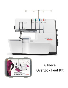 Máquina Overlock Bernette B64 Airlock 1300 PPM 16 Puntadas 2