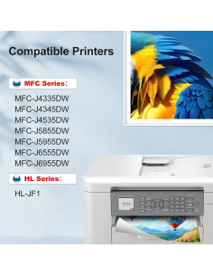 Cartuchos de tinta RGiNK LC406XL para impresoras Brother - Paquete de 4 2