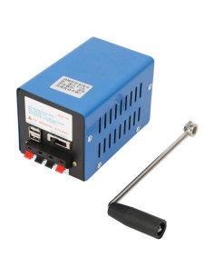 Generador de Manivela POCREATION 20W USB Portátil de Emergencia