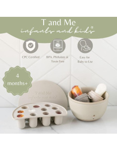 Molde de Popsicle T y Yo para Bebés - Kit de Alimentación 4 oz 2