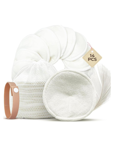 Almohadillas de Lactancia Reutilizables Comfort Shells - 14 Piezas Ultra Suaves Almohadillas de Lactancia Reutilizables Comfort Shells - 14 Piezas Ultra Suaves