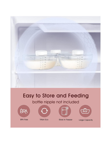 Extractor de Leche Materna Portátil HORIGEN E4, 3 Modos, 9 Niveles, Silencioso