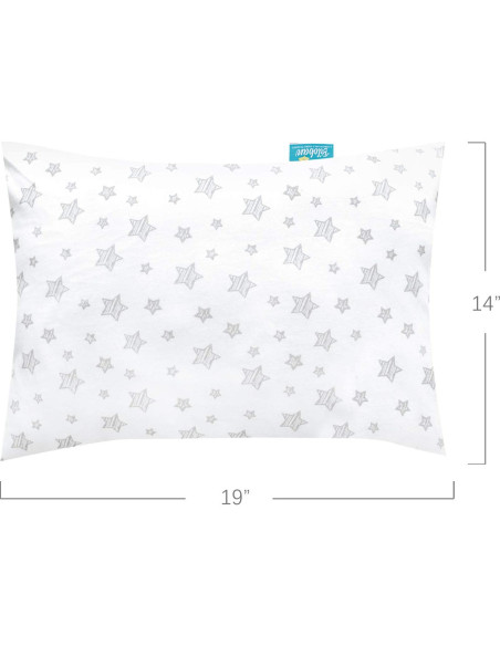 Funda de Almohada Biloban 100% Algodón Orgánico 14x19 cm - 2 Piezas Funda de Almohada Biloban 100% Algodón Orgánico 14x19 cm - 2 Piezas