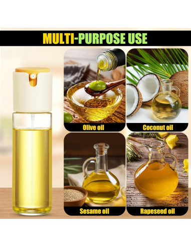Botella dispensadora de aceite de oliva Marsiqu 285ml vidrio