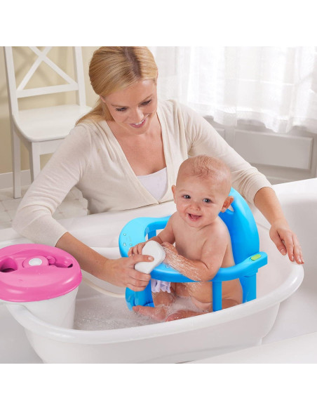 Asiento de Baño Plegable Antideslizante para Bebés Azul Asiento de Baño Plegable Antideslizante para Bebés Azul