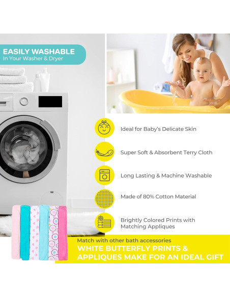 Conjunto de Toallas con Capucha y Paños Spasilk 23 Piezas Conjunto de Toallas con Capucha y Paños Spasilk 23 Piezas