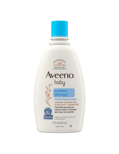 Crema Hidratante para Eczema Aveeno Baby 354 ml - Avena Coloidal