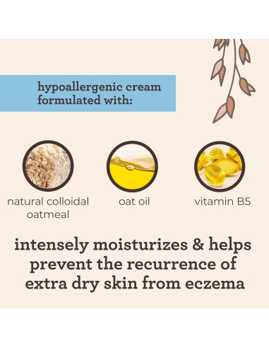 Crema Hidratante para Eczema Aveeno Baby 354 ml - Avena Coloidal