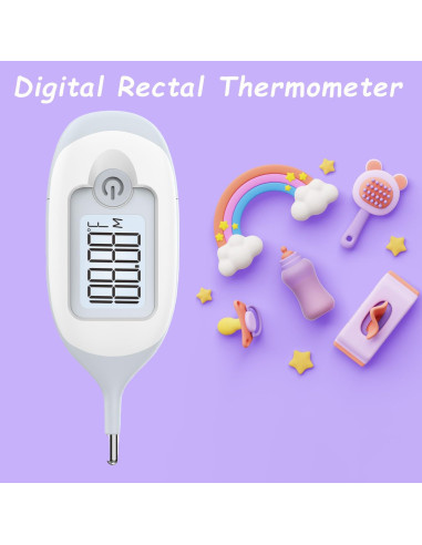 Termómetro Rectal Digital ONE-MI KFT-09 para Bebés - Lectura Rápida 10s